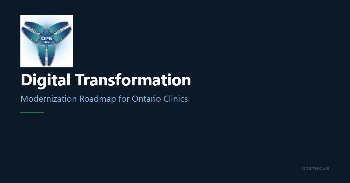 Evolution Digital Ont Digital Transformation for Ontario Family Practices | OpsMed